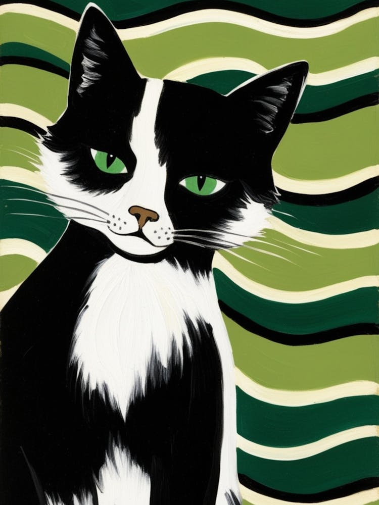 Black And White Cat 1