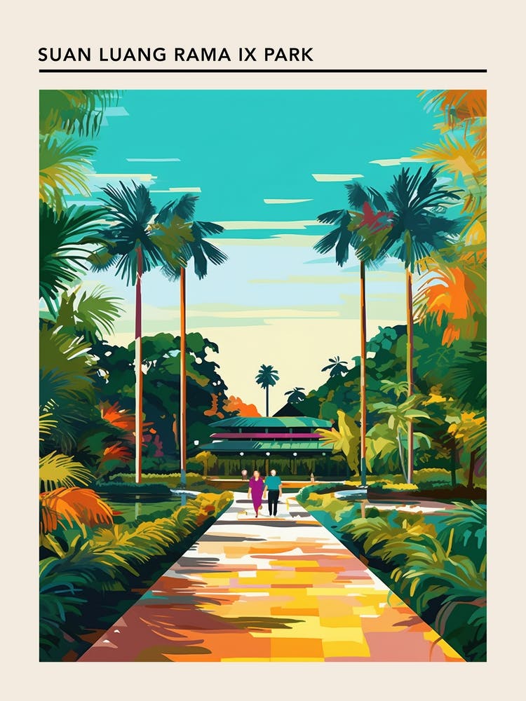 Suan Luang Rama Ix Park Bangkok Thailand 2
