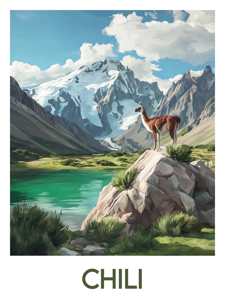 Affiche de voyage Chili 1