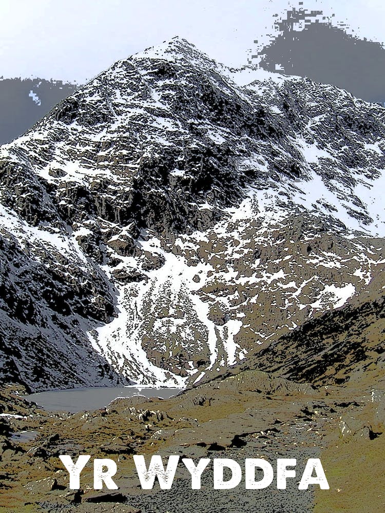 Yr Wydffa, Mountain, Wales, Snowdonia, Nature, Himalaya, Climbing, Wall Print,