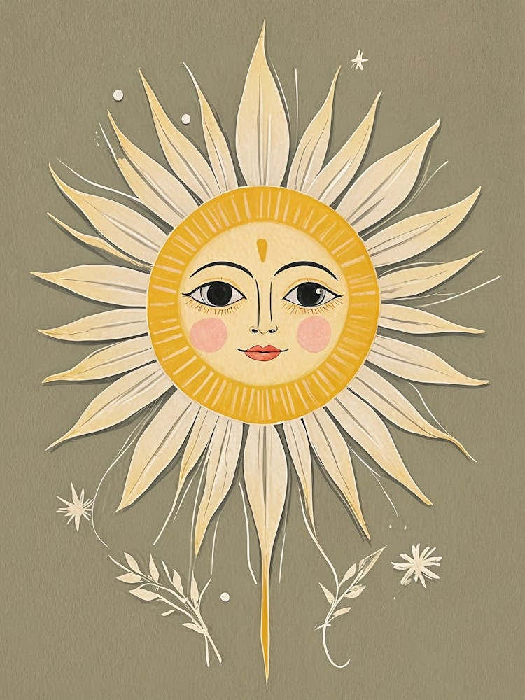 Sun As Flower
