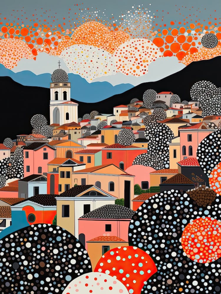 Salerno, Italy, Illustration In The Style Of Pop Art 4