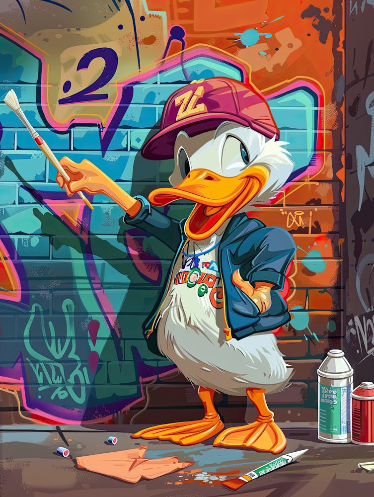Graffiti Duck 1