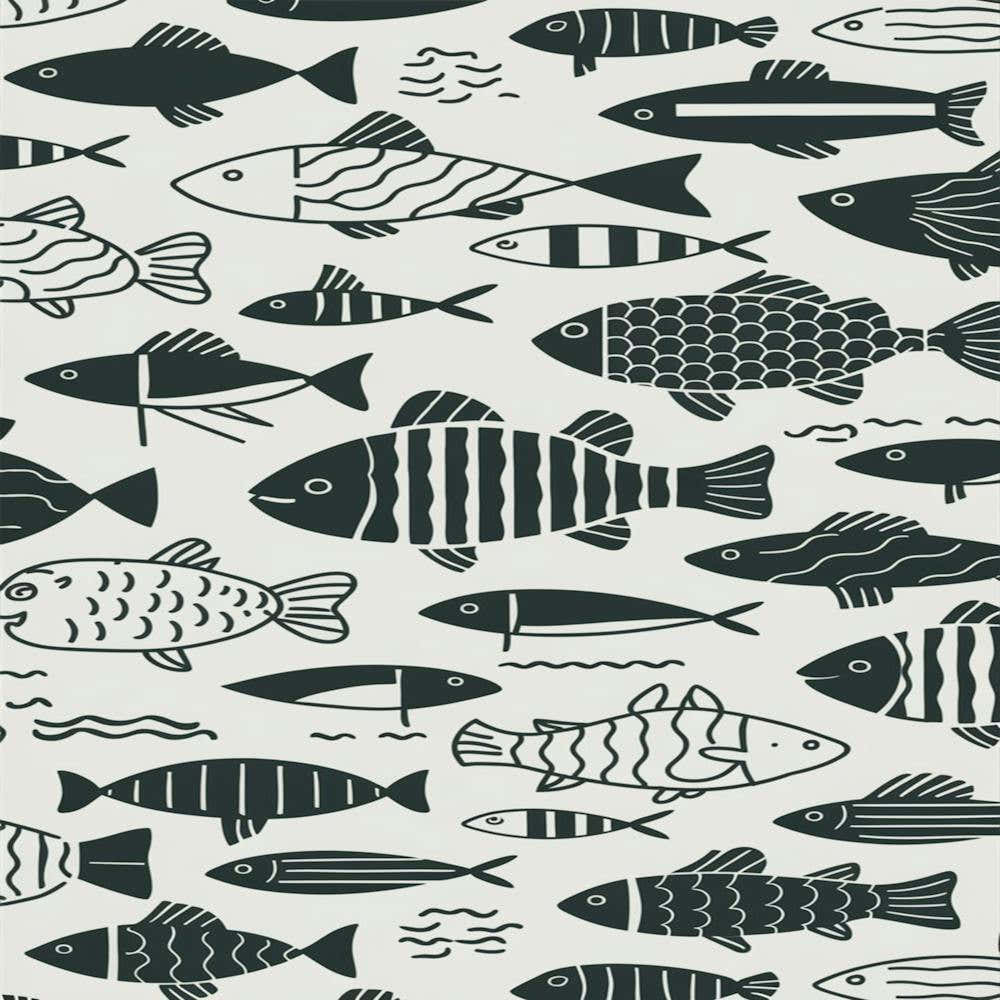 Black And White Fish