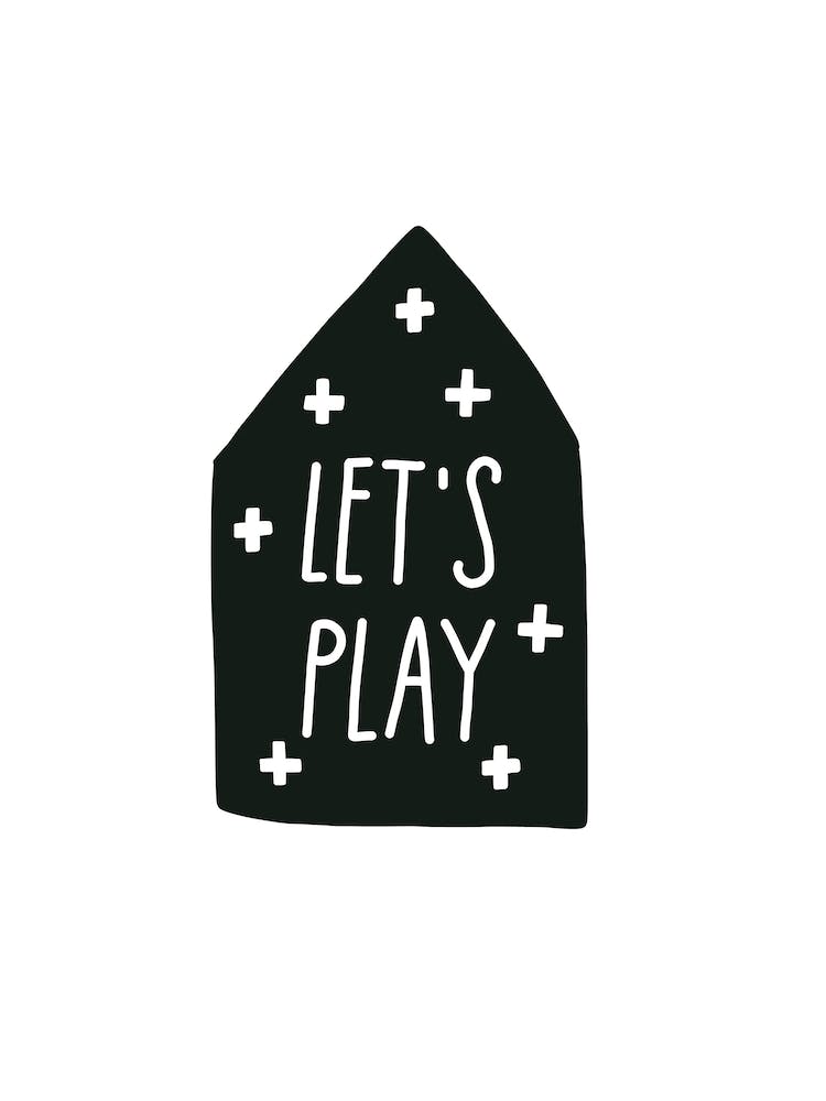 Let S Play House Black Super Scandi