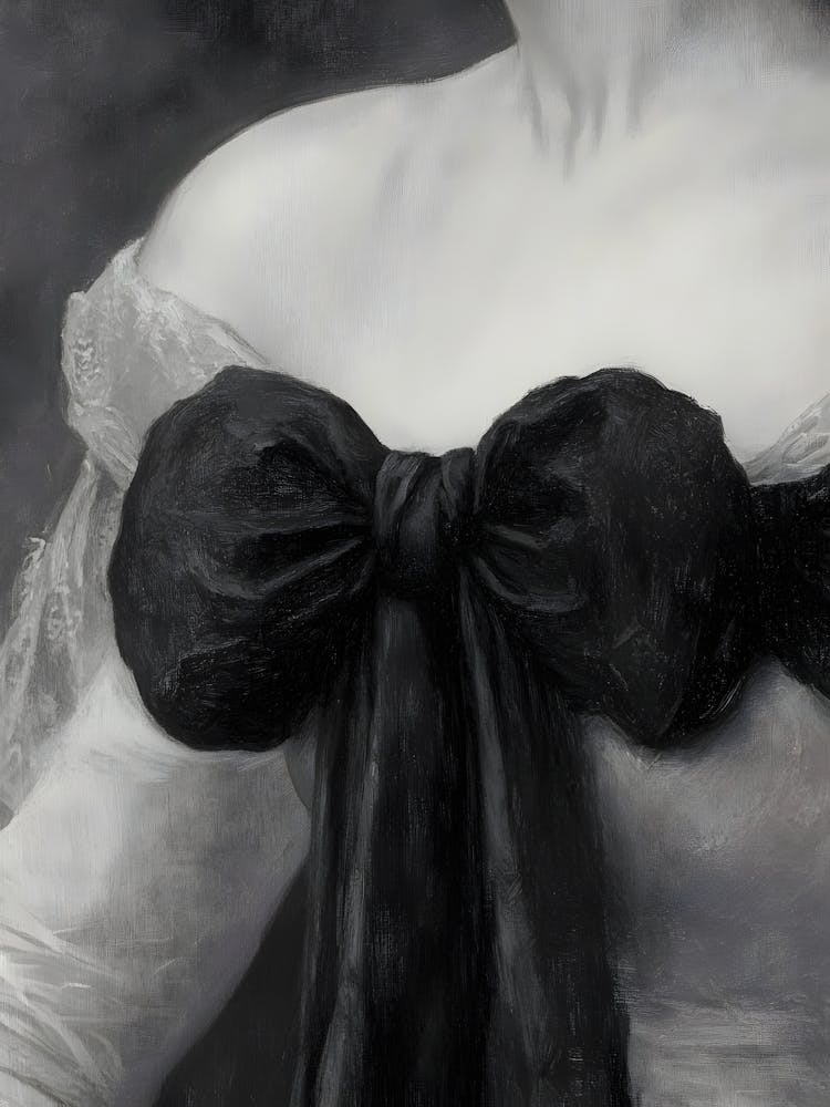 Black And White Portrait Of A Woman 1