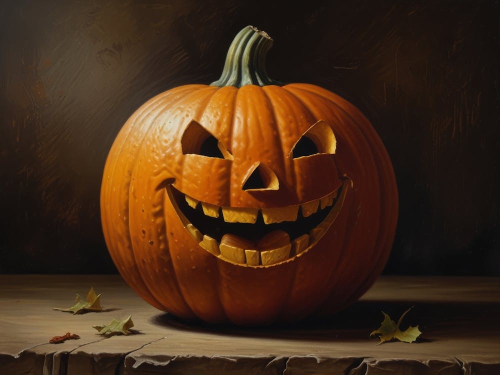 Halloween Pumpkin art Art Print by Saiful – Fy!
