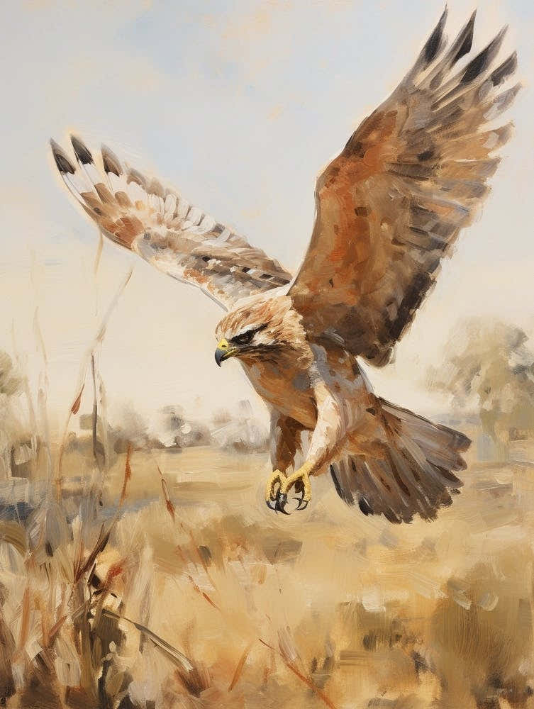 Bird Painting Falcon 4