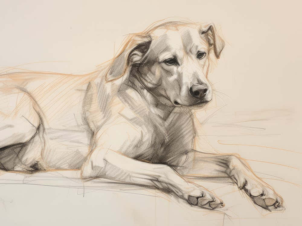 Labrador Retriever Sketch