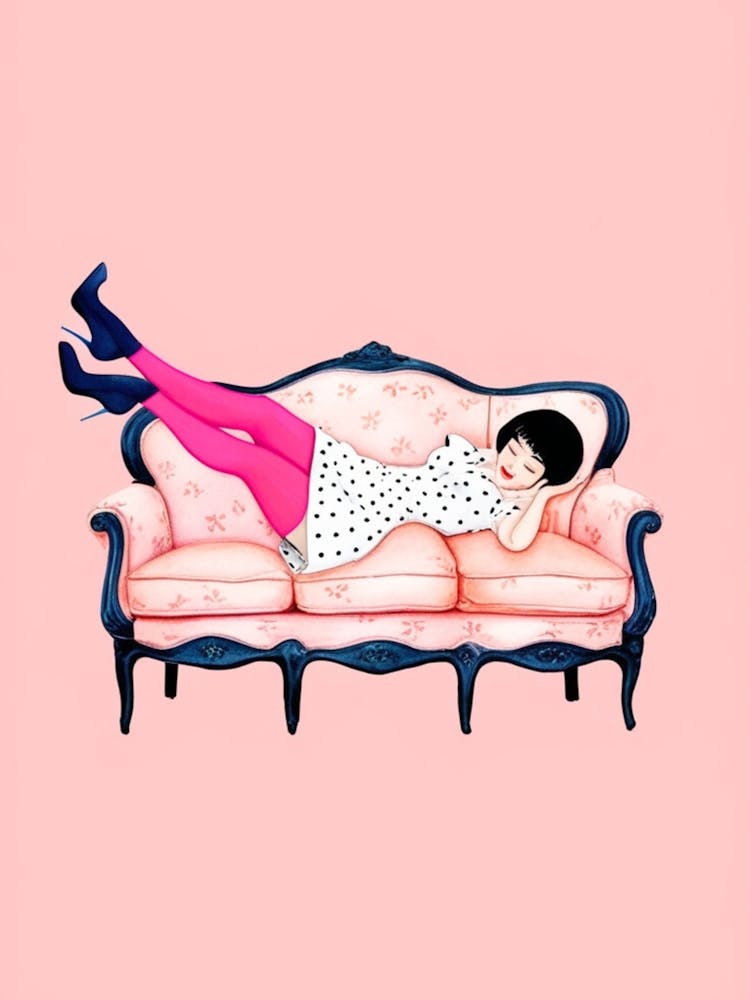 Girl On A Couch