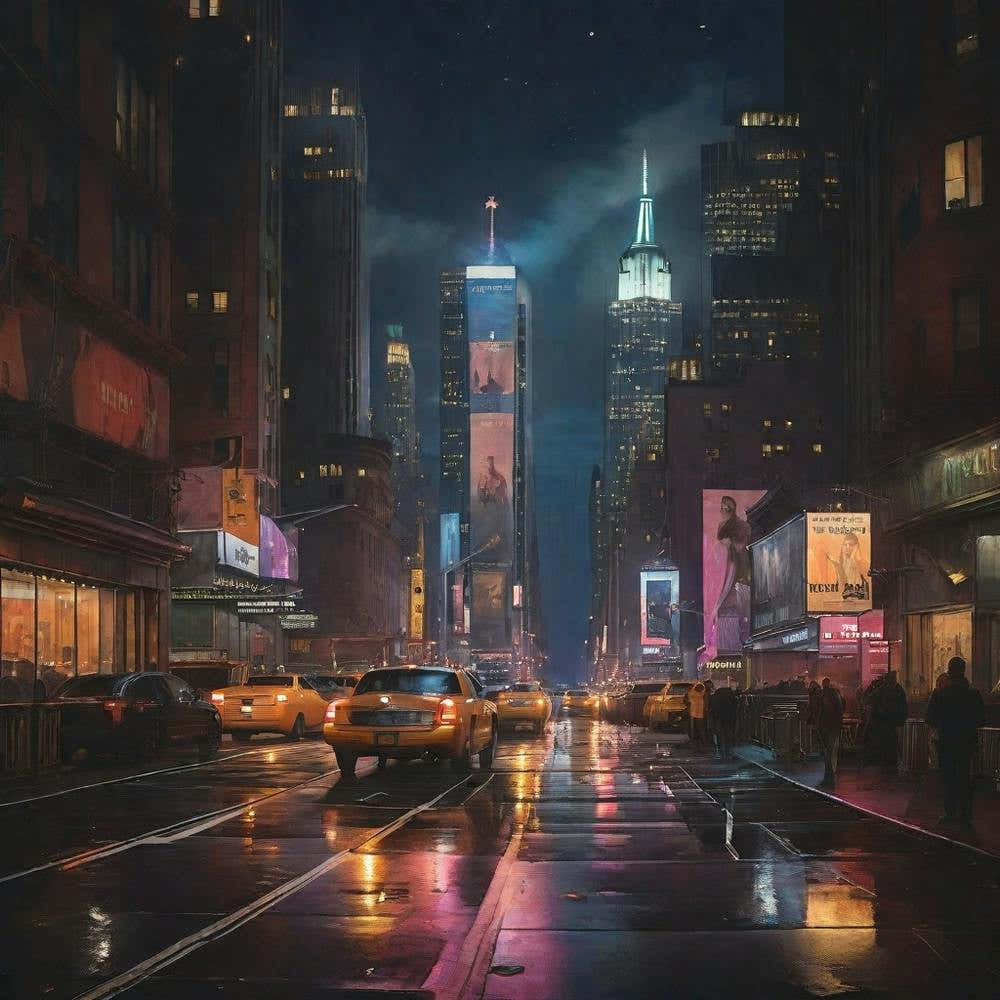New York City At Night
