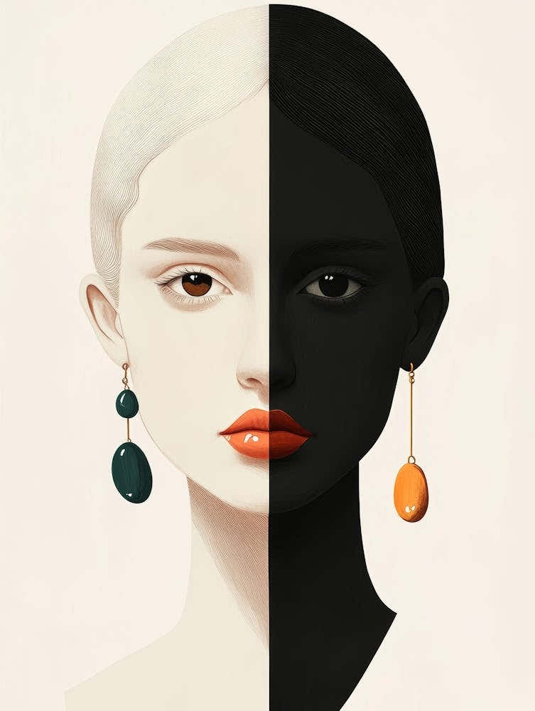 Black And White Woman 3