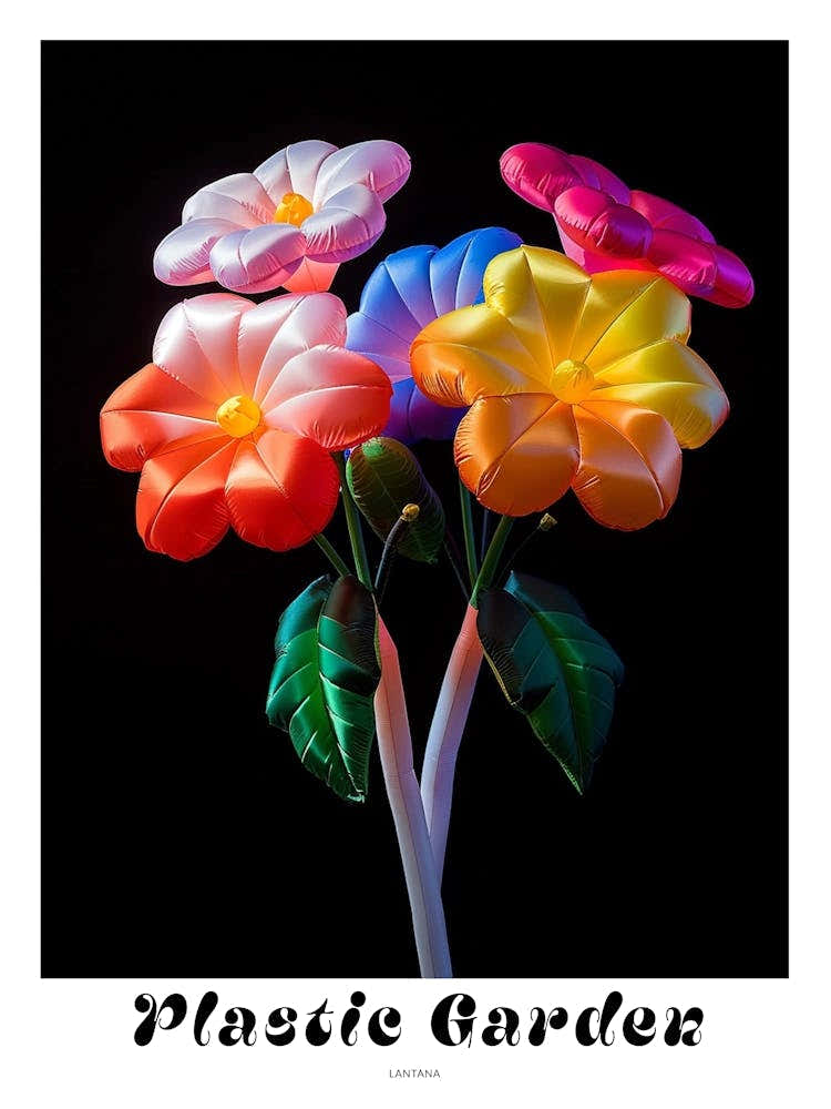 Bright Inflatable Flowers Poster Lantana 3