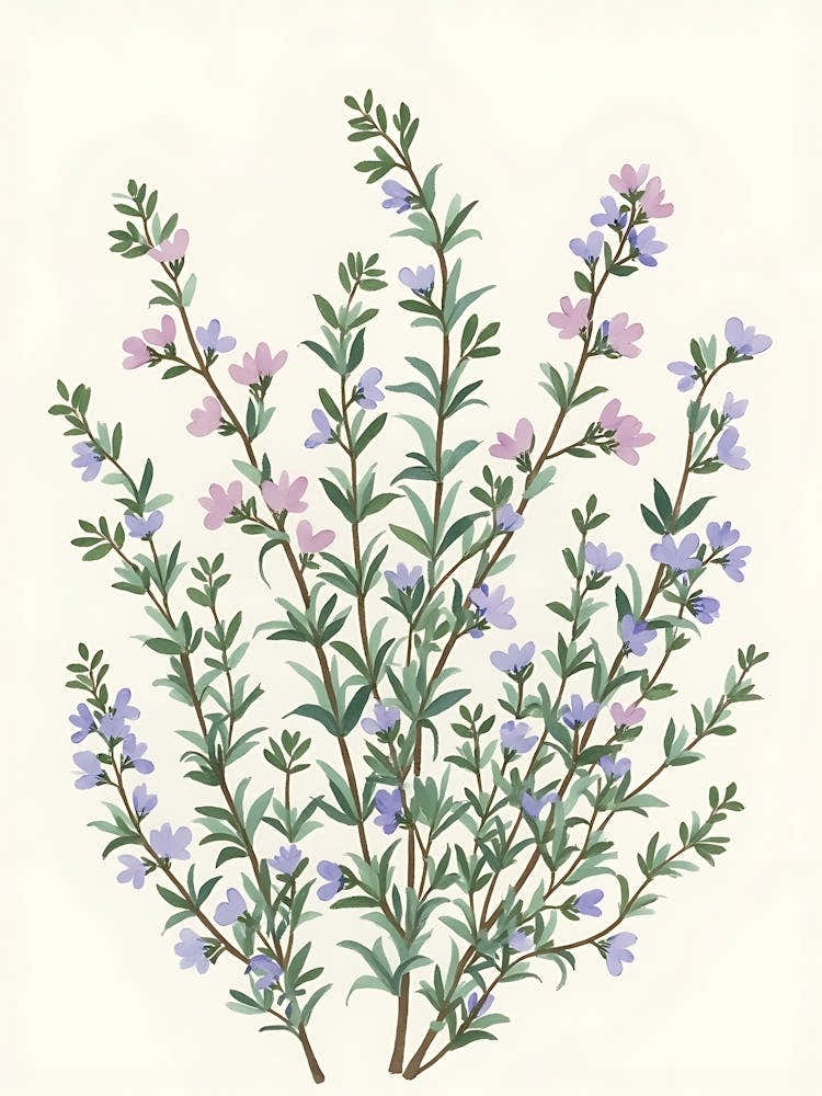 Subtle Sage Wildflower Sprigs