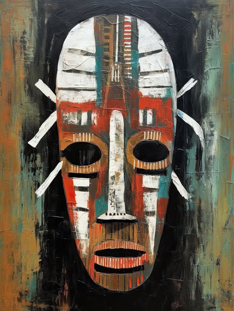 Mohawk Memories in Masks - Native Americans Series