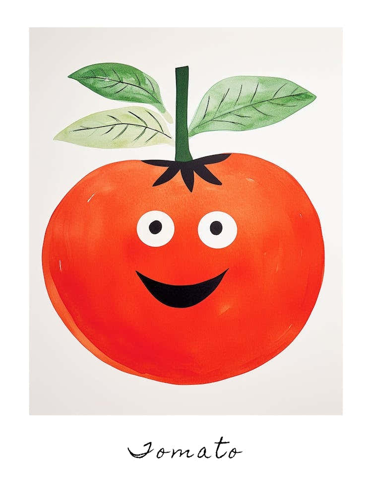 Friendly Kids Tomato 3 Poster