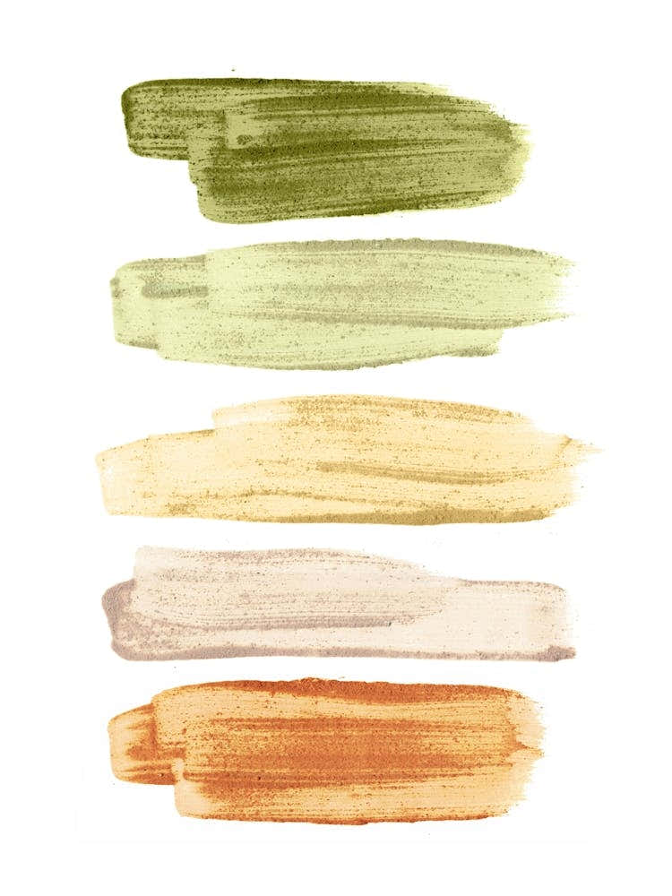 Watercolor Brush Strokes
