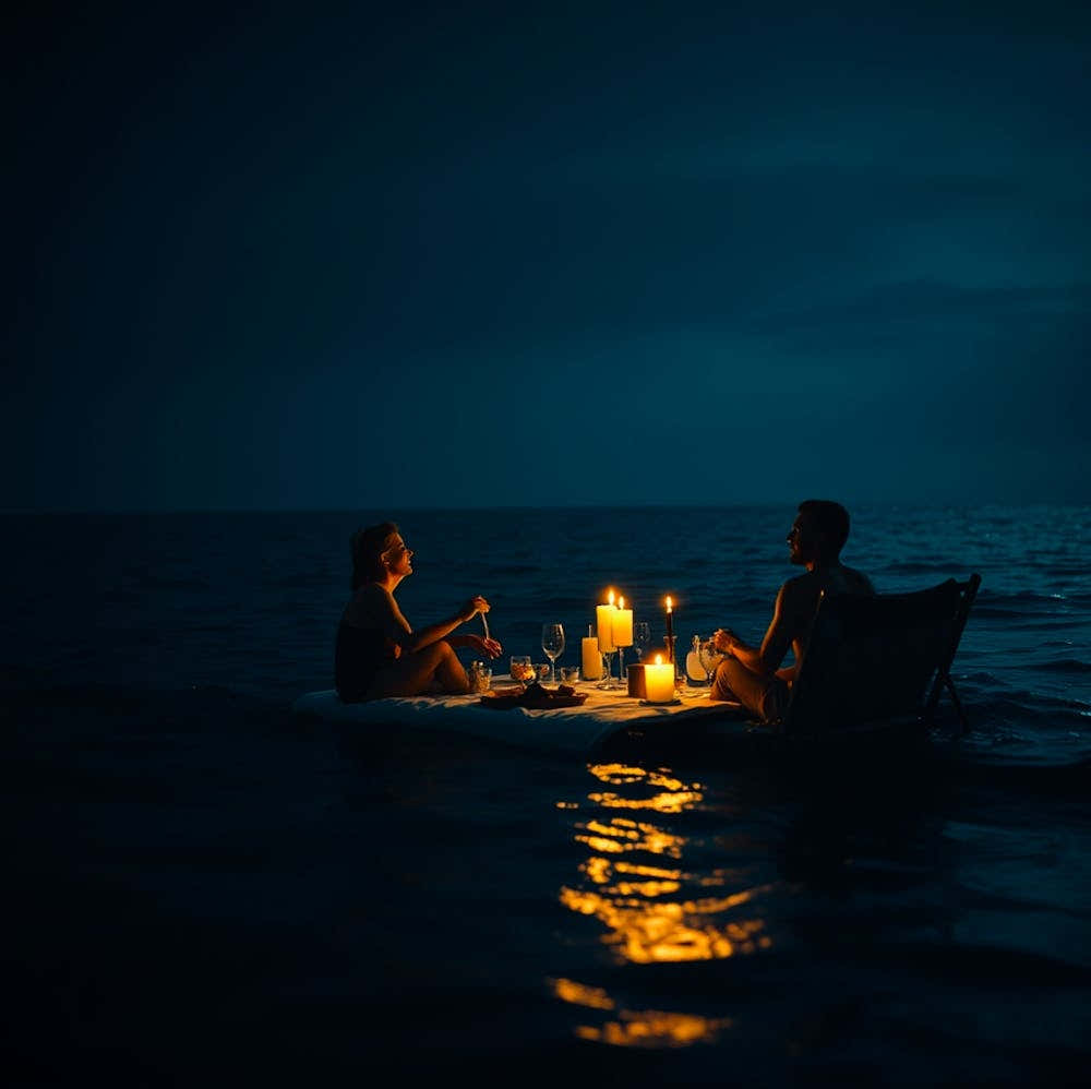 Romantic Dinner On A Boat 1