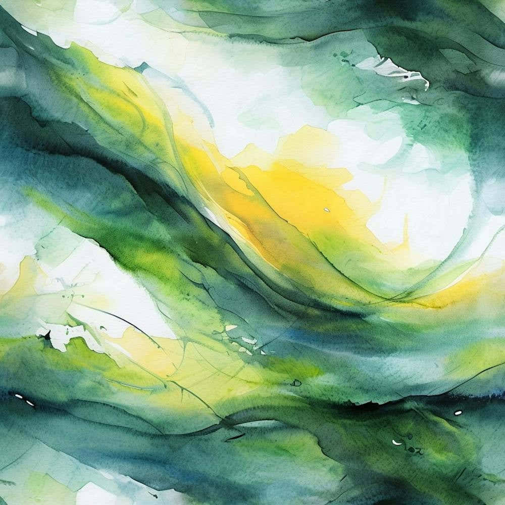 Vibrant Watercolor Abstract Painting Evoking Nature S Fluidity 1