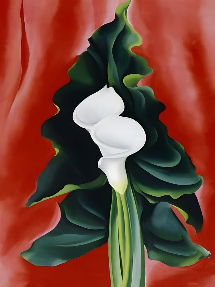 Georgia O'Keeffe - Single Calla Lily