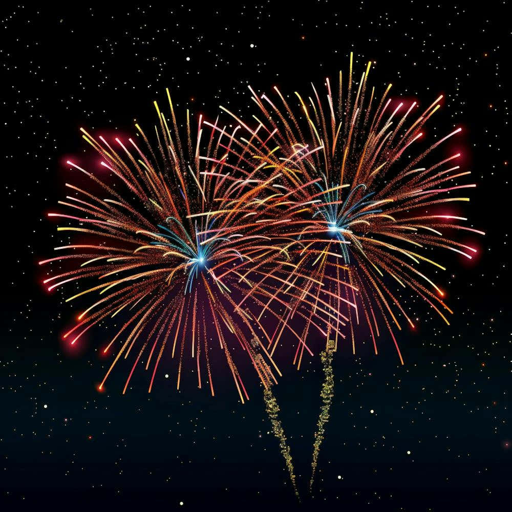 Fireworks In The Sky 1