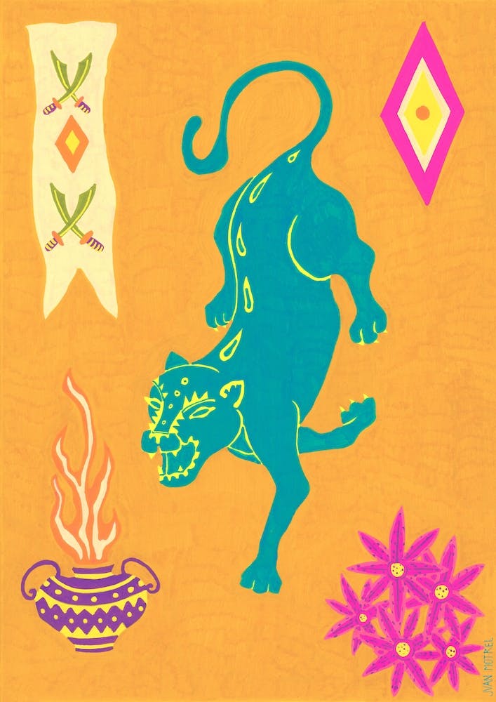 Orange Panther