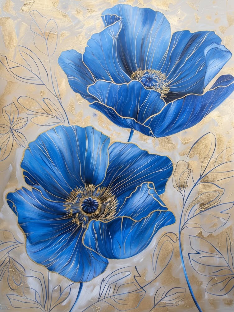 Blue Poppies 26