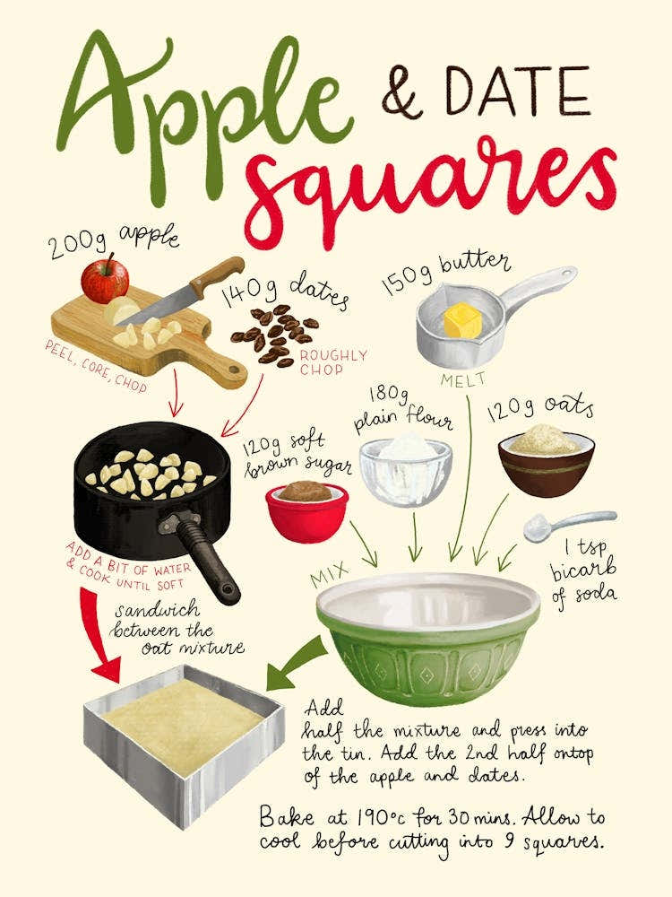 Apple & Date Squares 3