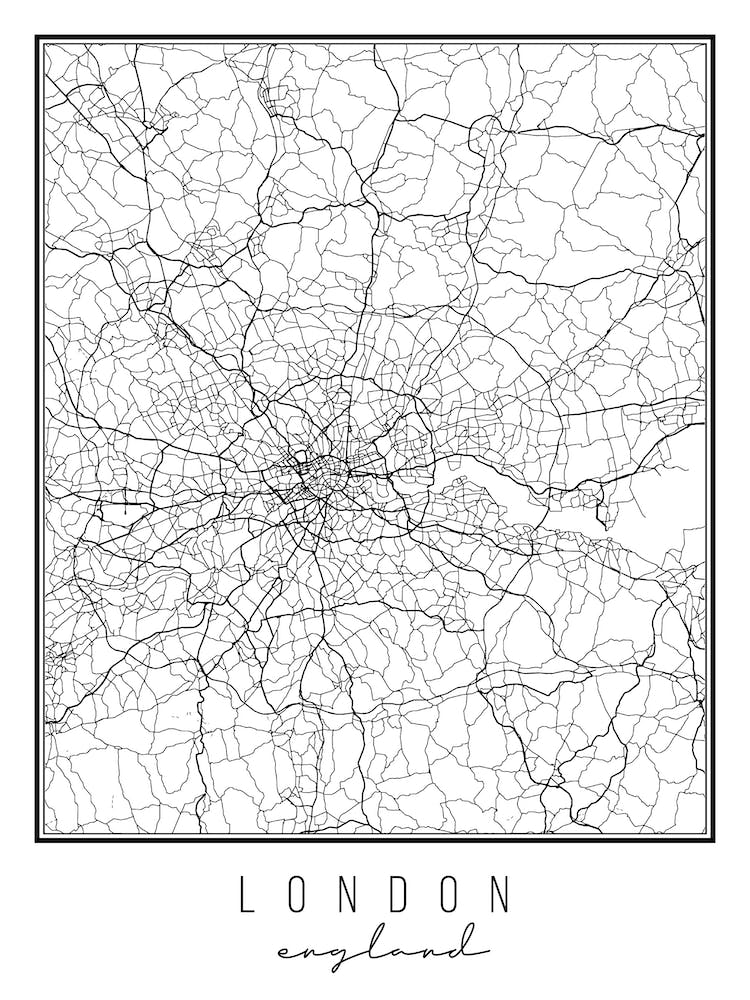 London England Street Map