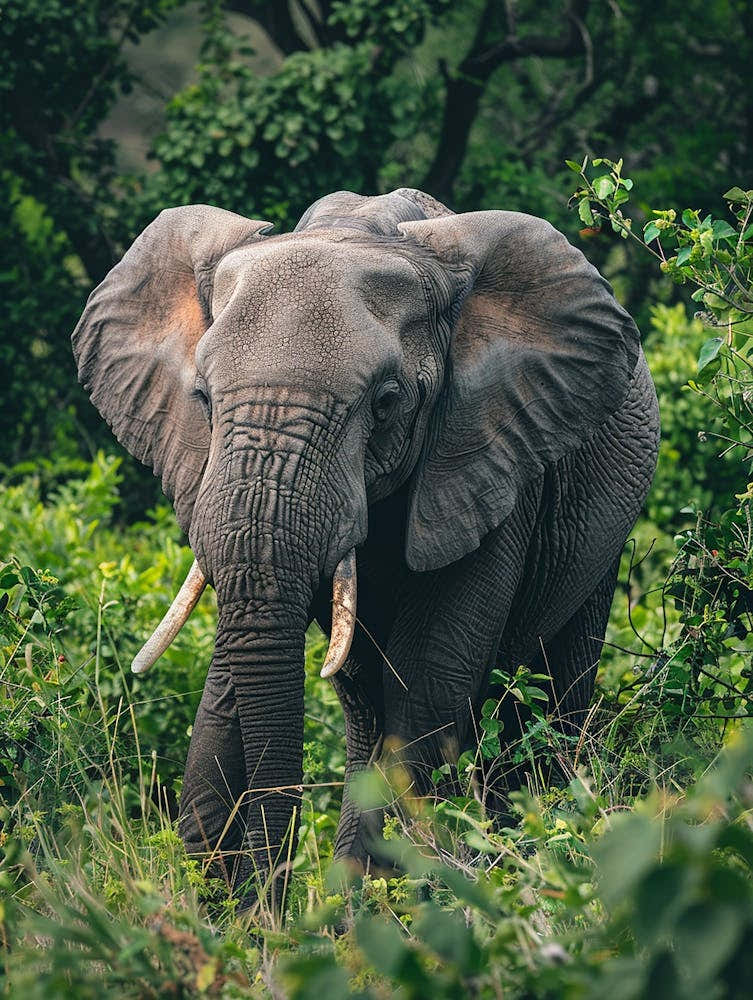 Elephant In The Wild