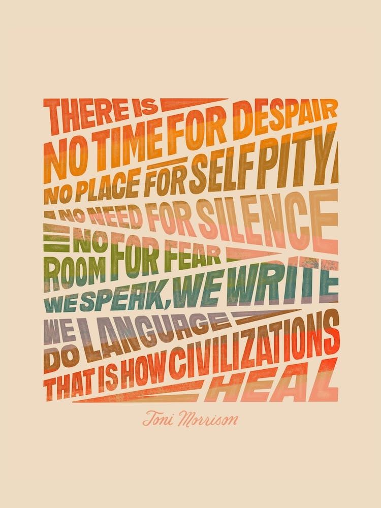 Toni Morrison Healing Quote