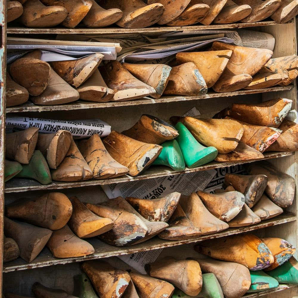 Greek Shoe Shop Square