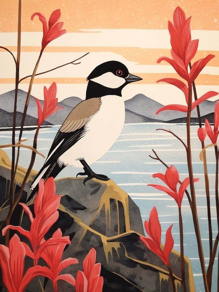Bird Illustration Bufflehead 2