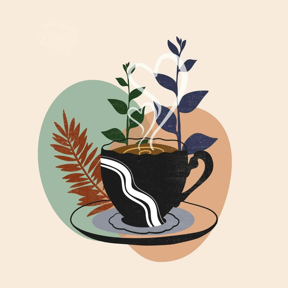 Illustration Of A Cup Of Coffee