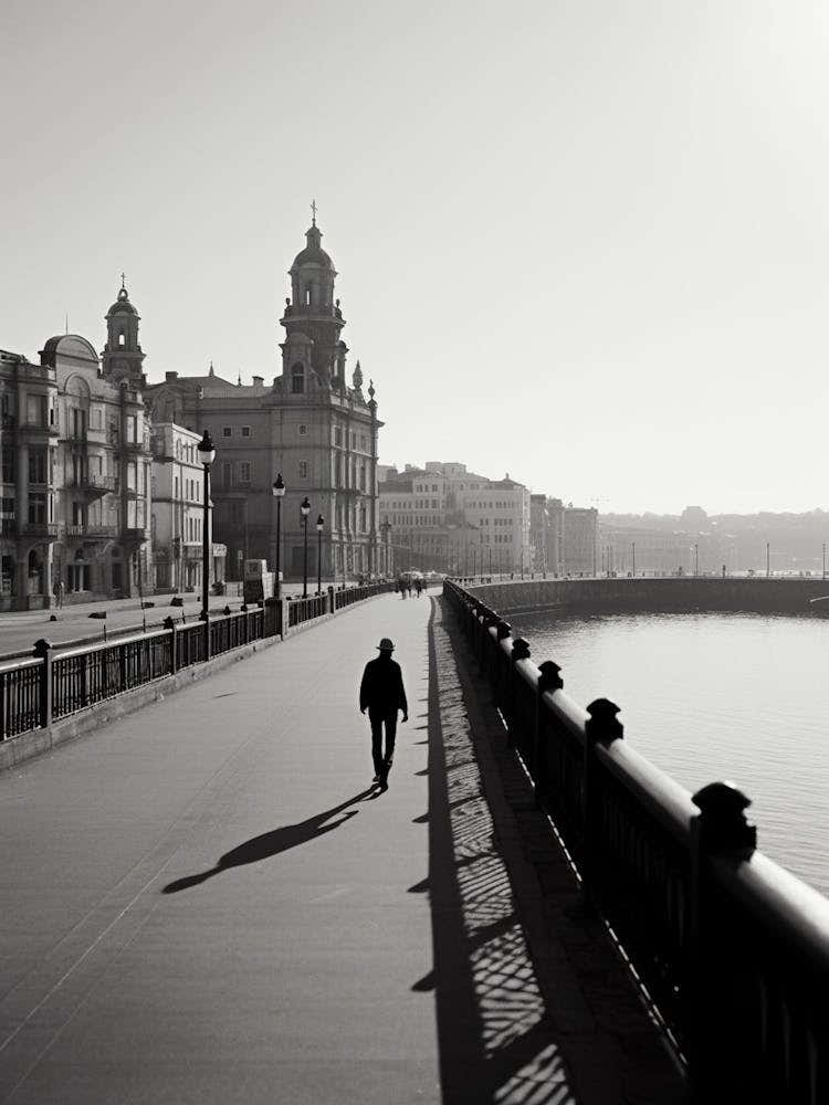 La Coruna, Spain, Black And White Analogue Photography 2