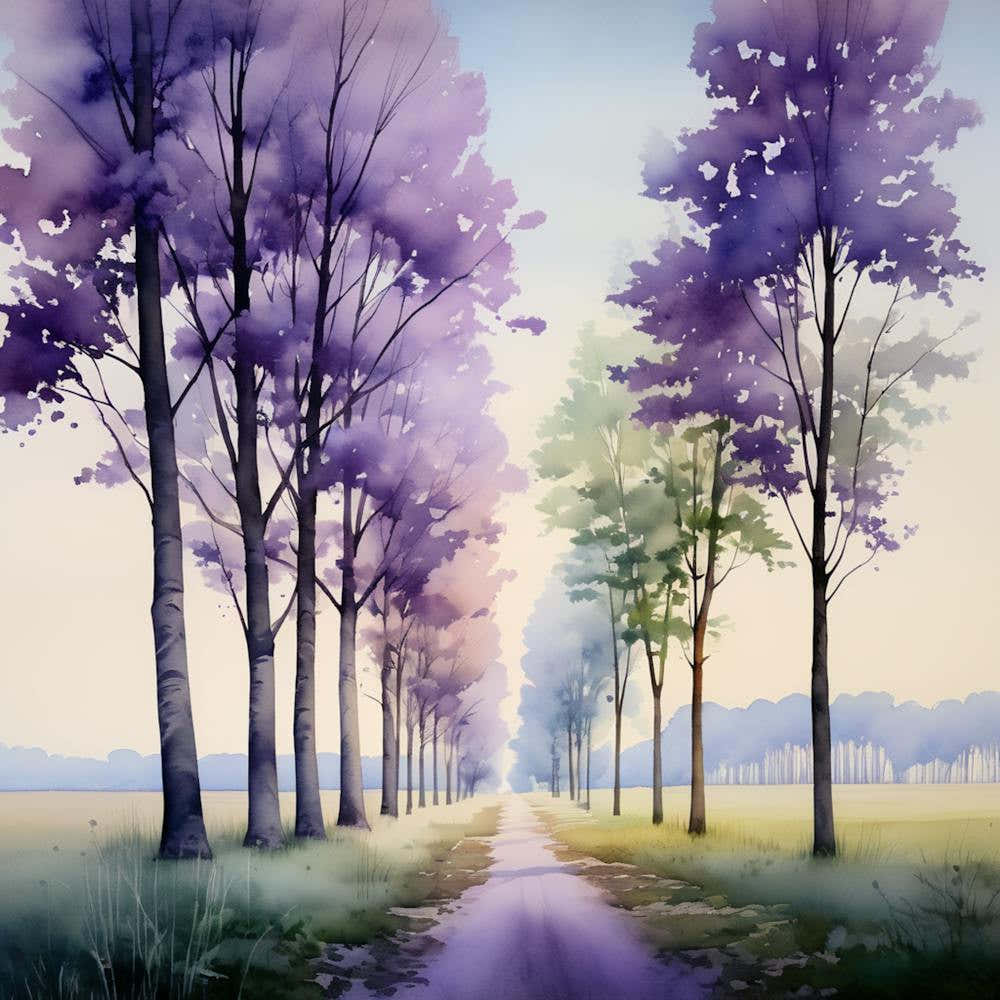 Purple Trees