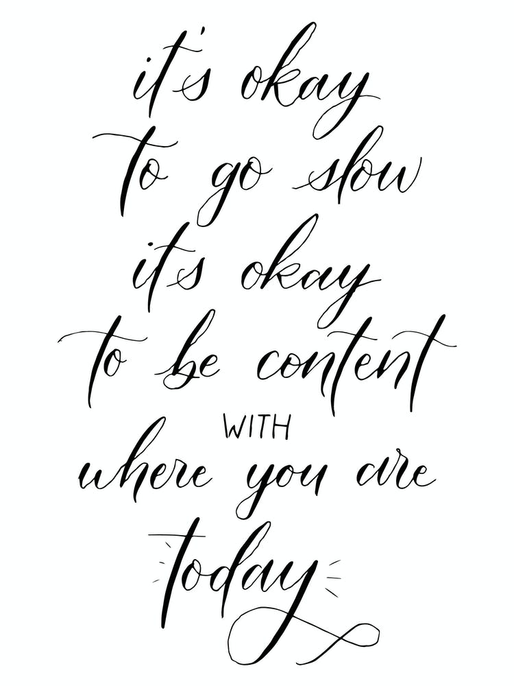 Calligraphy Inspirational Quote