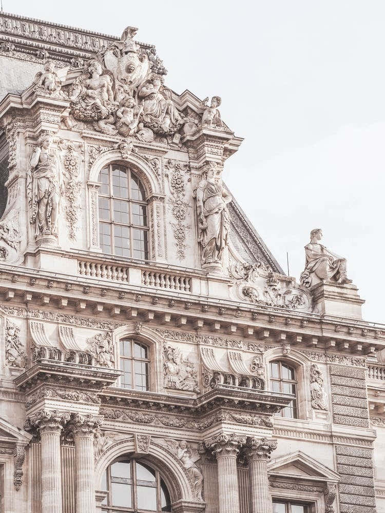 Paris Building Detail Beige