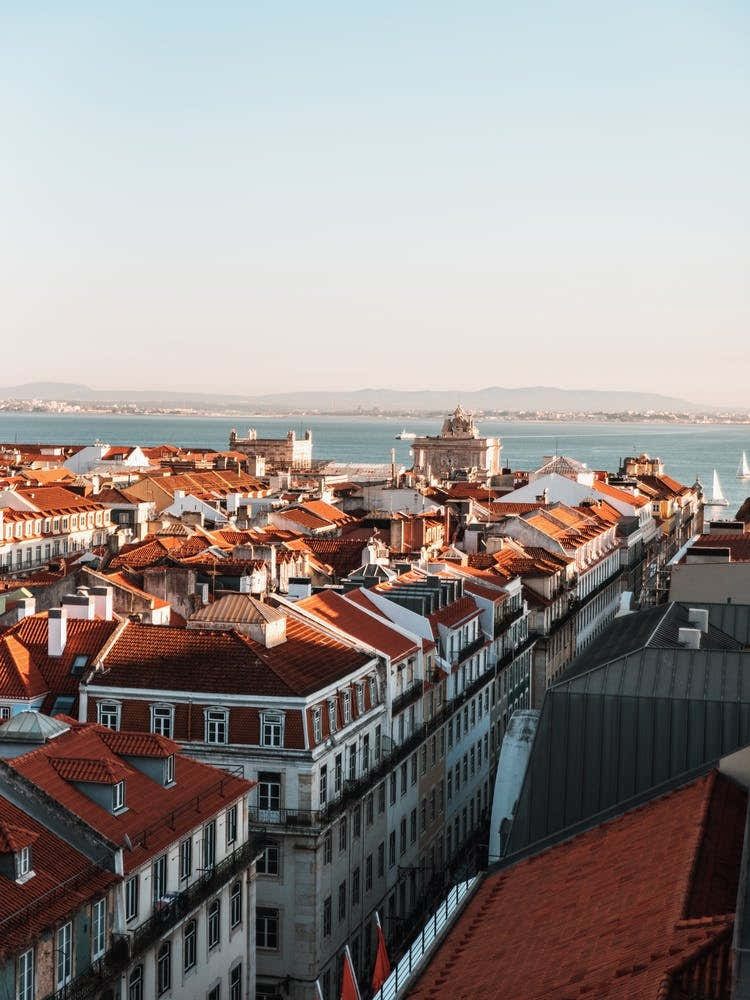 Lisbon Rooftop | Street Photography poster Portugal
