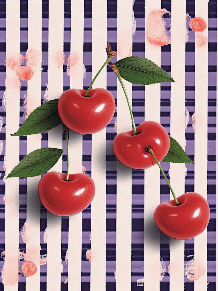 Summer Cherries Illustration 4