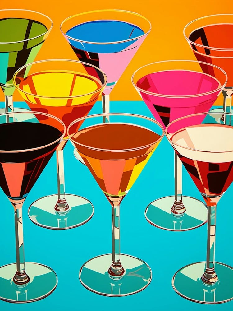 Martini Pop Art Inspired 1