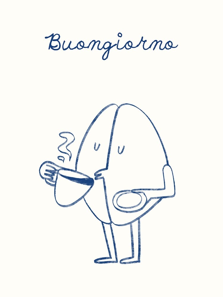 Buongiorno Coffee Print