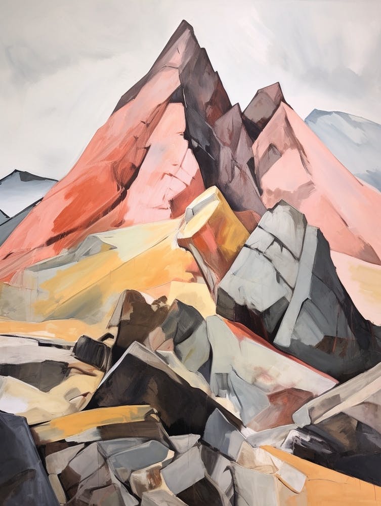 Mount Marcus Baker Usa 2 Mountain Painting