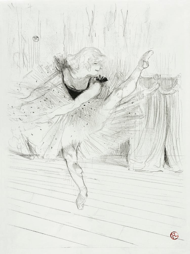 Miss Ida Heath, English Dancer (1894), Henri de Toulouse-Lautrec