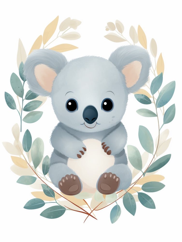 Baby Animal Illustration  Koala 2