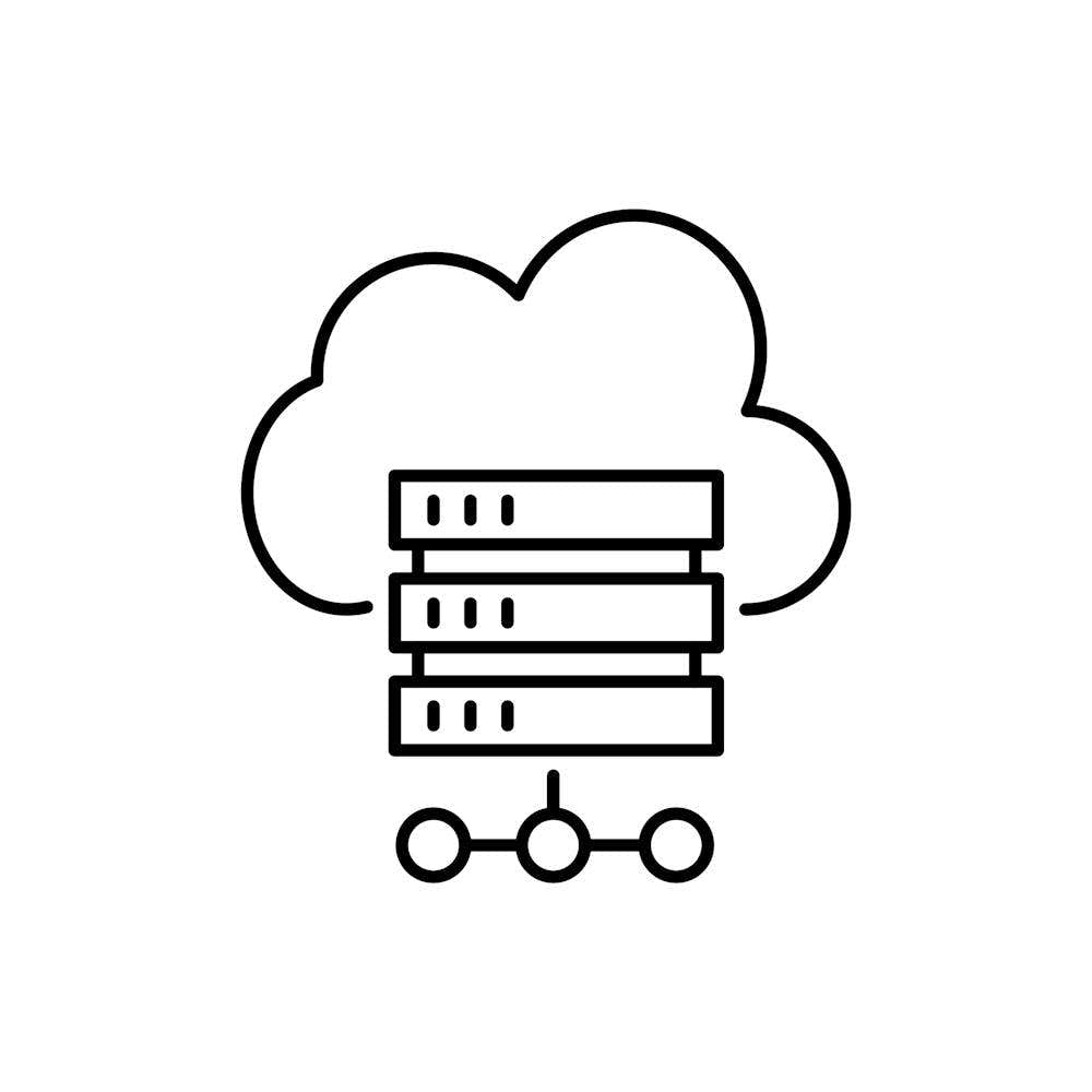 Cloud Computing Icon Vector Illustration