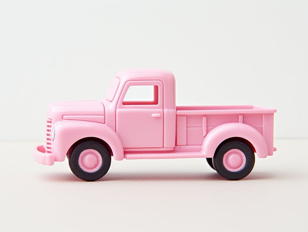 Toy Car Pink Truck