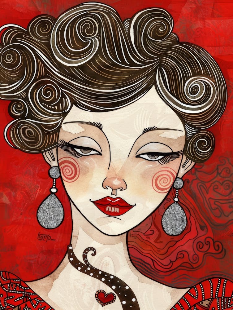 Girl With Curls