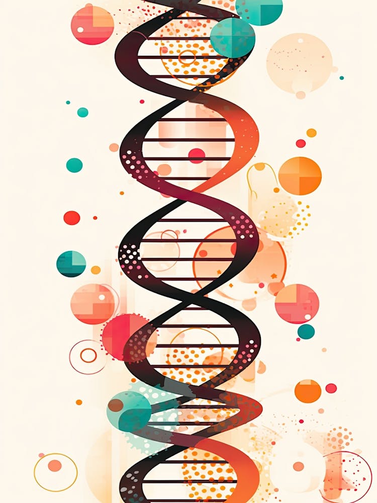 Dna Art Abstract Illustration 8