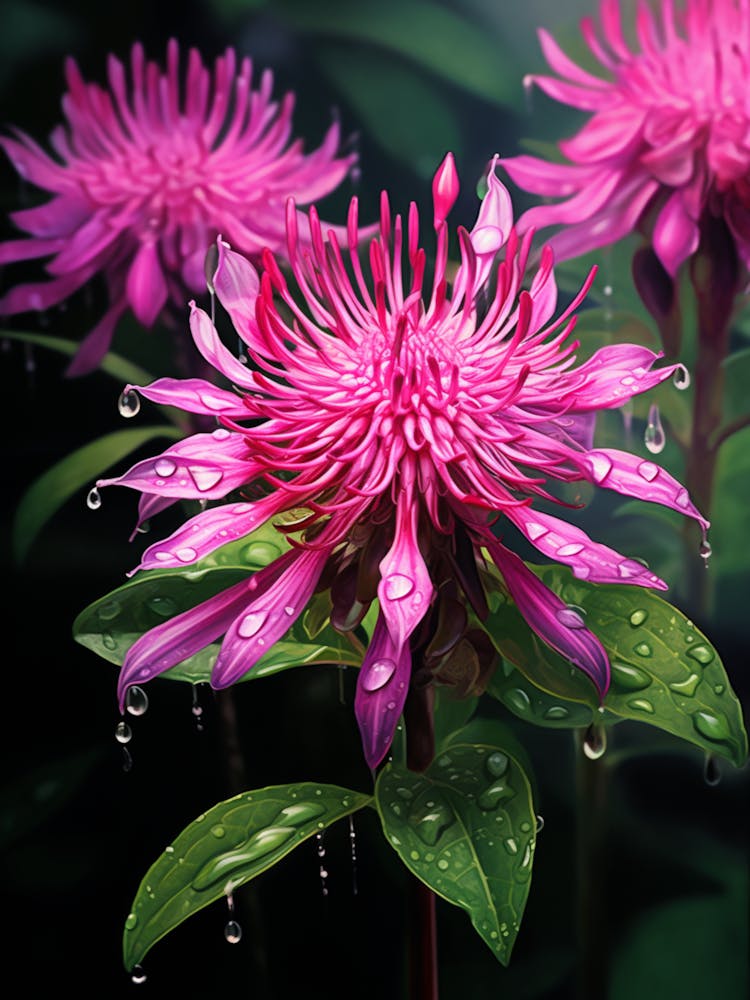 Bee Balm Wildflower In South Western Style (4)